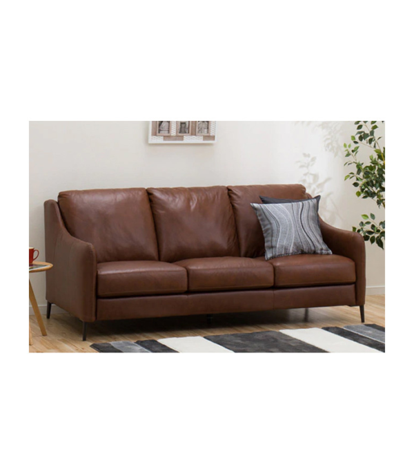 Adonis Three Seater Sofa (Brown)