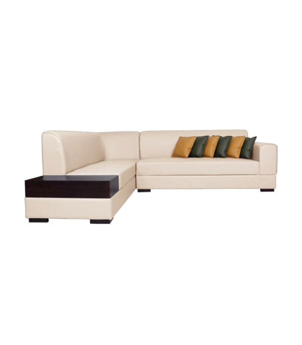Alen Six Seater L Shape LHS Sofa (Cream)