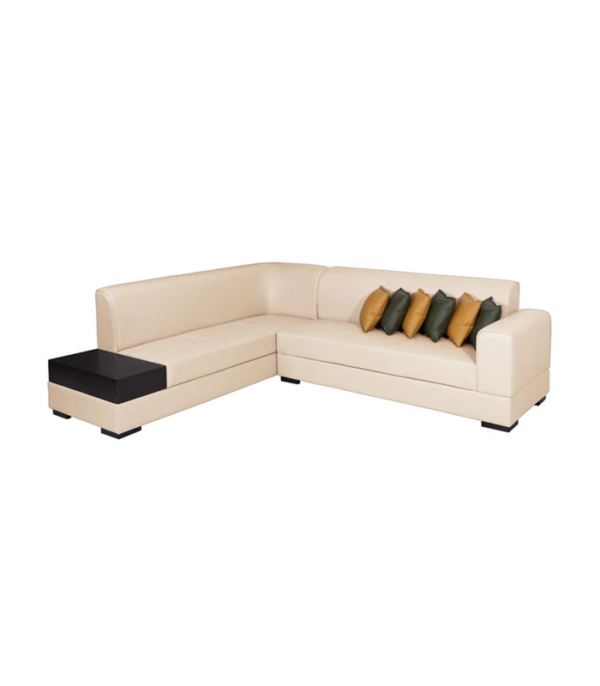 Alen Six Seater L Shape LHS Sofa (Cream)