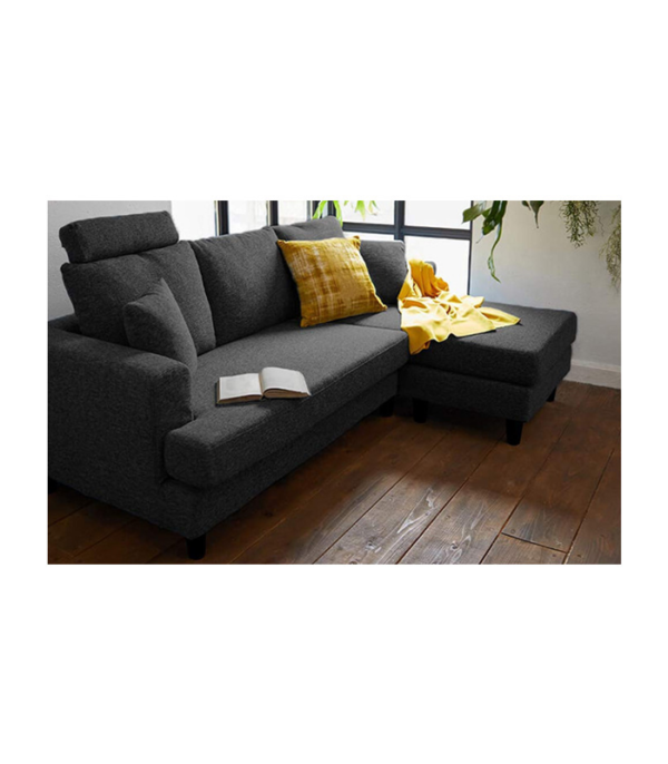 Anderson Four Seater Interchangeable L Shape Sofa (Dark Grey)