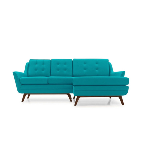 Bayley Four Seater L shape RHS Sofa (Aqua Blue)
