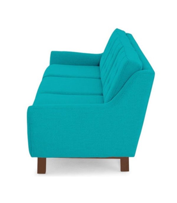 Bayley Three Seater Sofa (Aqua Blue)