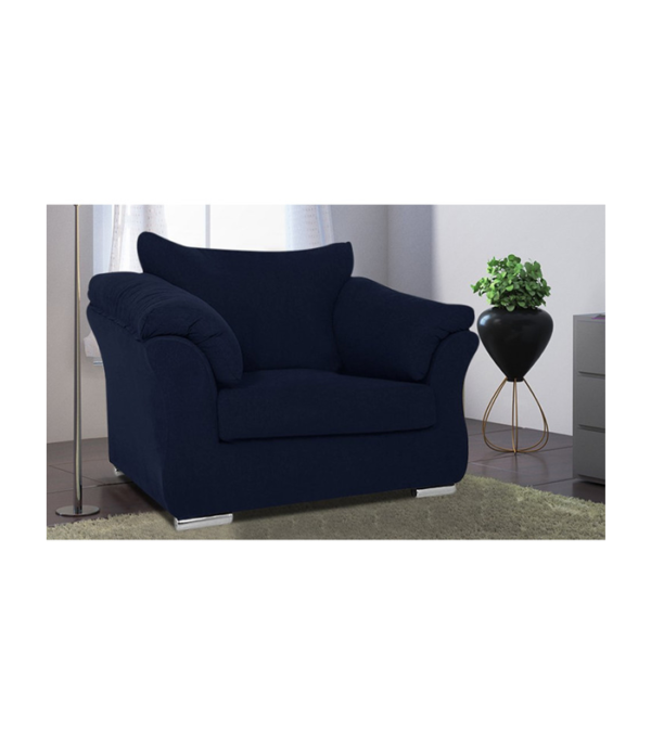 Carina One Seater Sofa -(Dark Blue)