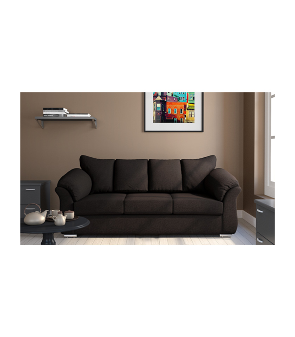 Carina Three Seater Sofa (Brown)