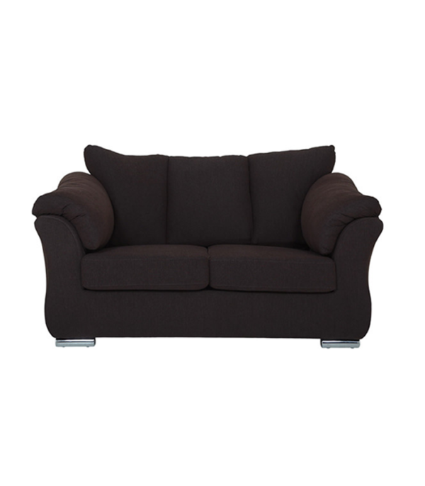 Carina Two Seater Sofa (Dark_Brown)