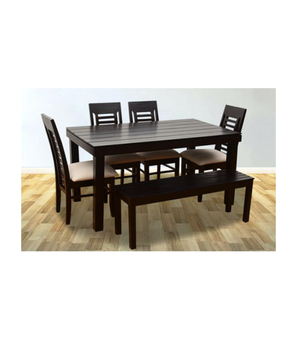 Jacob 6 Seater Dining Table Set with Bench