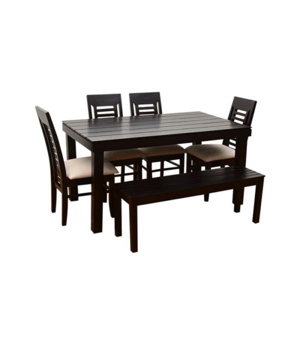 Jacob 6 Seater Dining Table Set with Bench