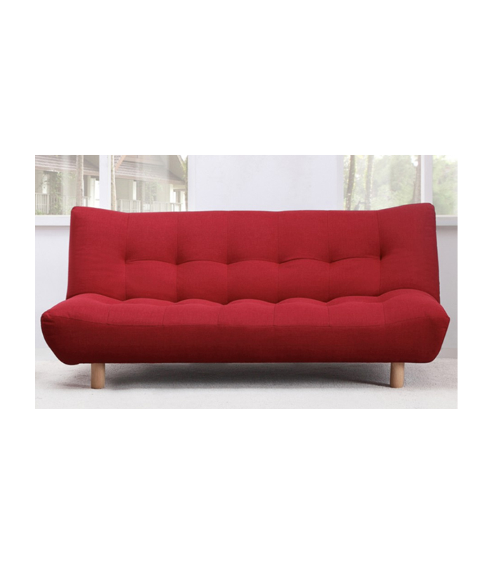 4416R by Global Trade Unlimited - RED CLICK-CLACK FUTON SOFA WITH